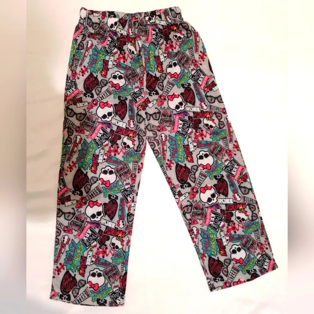 Monster High Girls Two-piece Pajama Set NWT Size 4 - Picture 4 of 9